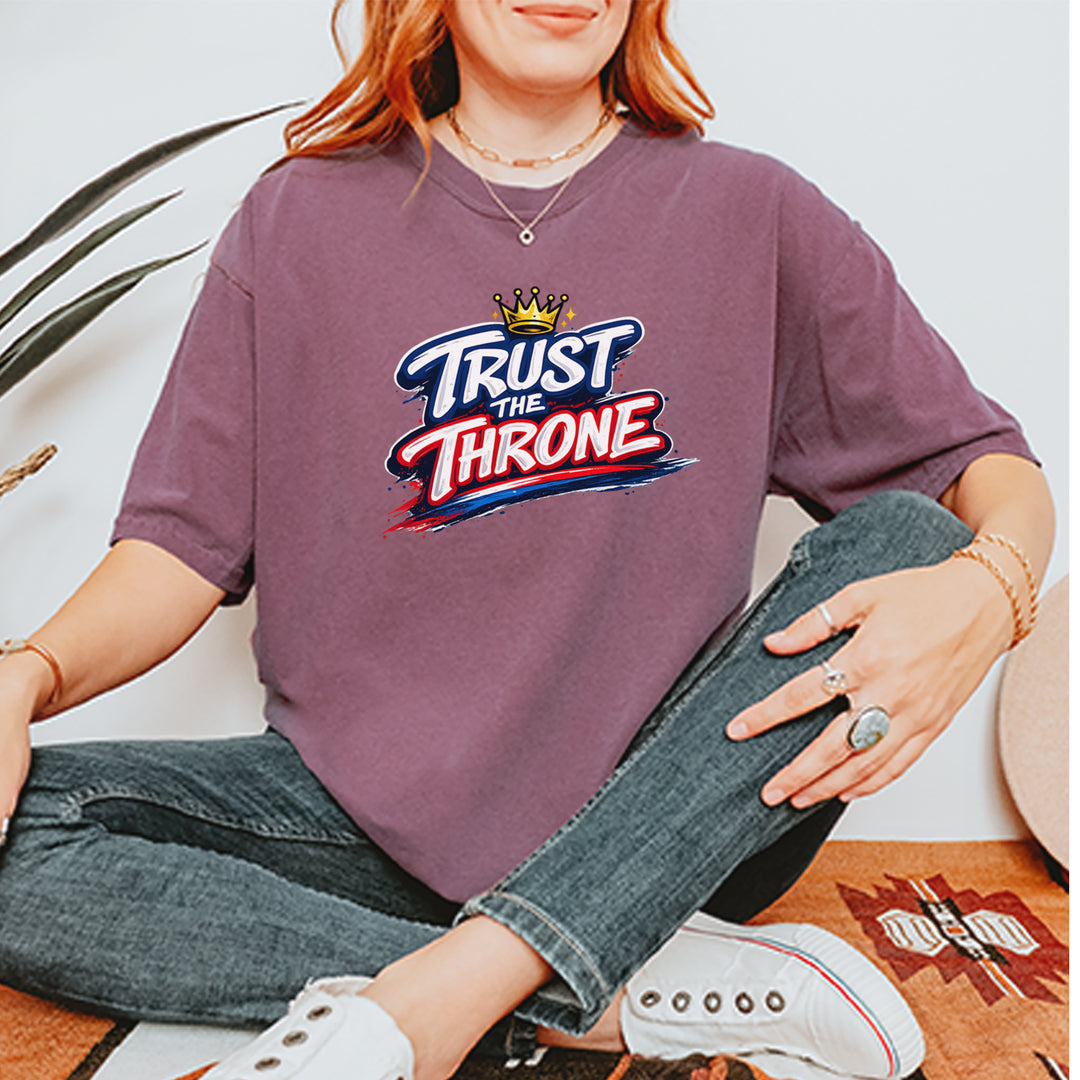 Trust The Throne Crown Philly Hoops Vintage Soft Unisex T-shirt 