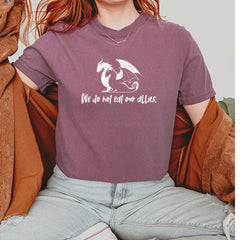 We Do Not Eat Our Allies Fourth Wing Basgiath Vintage Soft Unisex T-shirt 