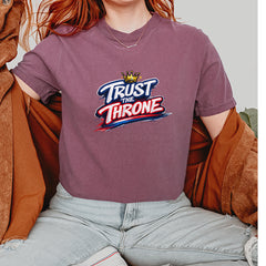 Trust The Throne Crown Philly Hoops Vintage Soft Unisex T-shirt 