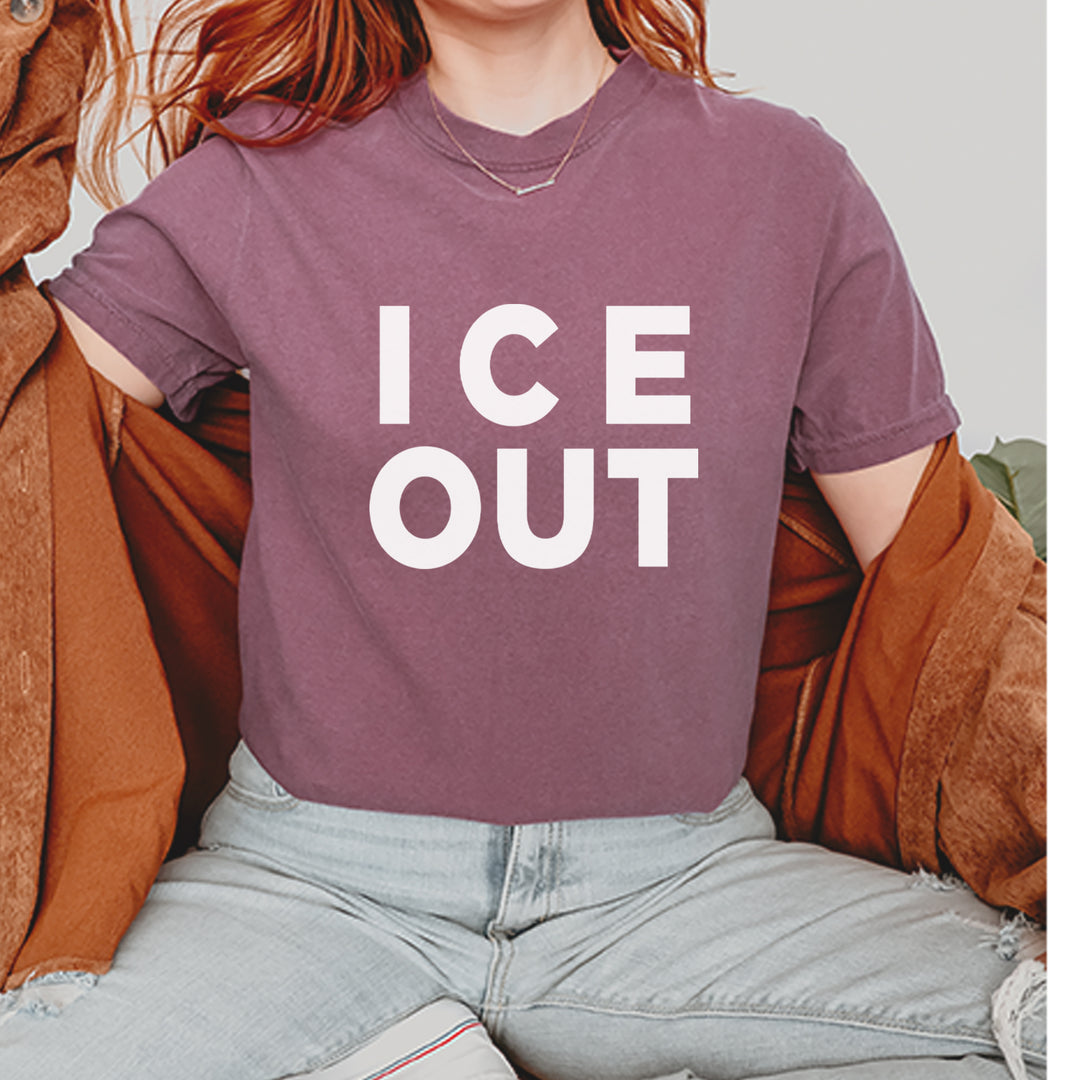 Ice Out Protest Vintage Soft Unisex T-shirt 