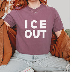 Ice Out Protest Vintage Soft Unisex T-shirt 