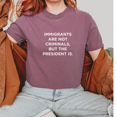 Immigrants Are Not Criminals Vintage Soft Unisex T-shirt 