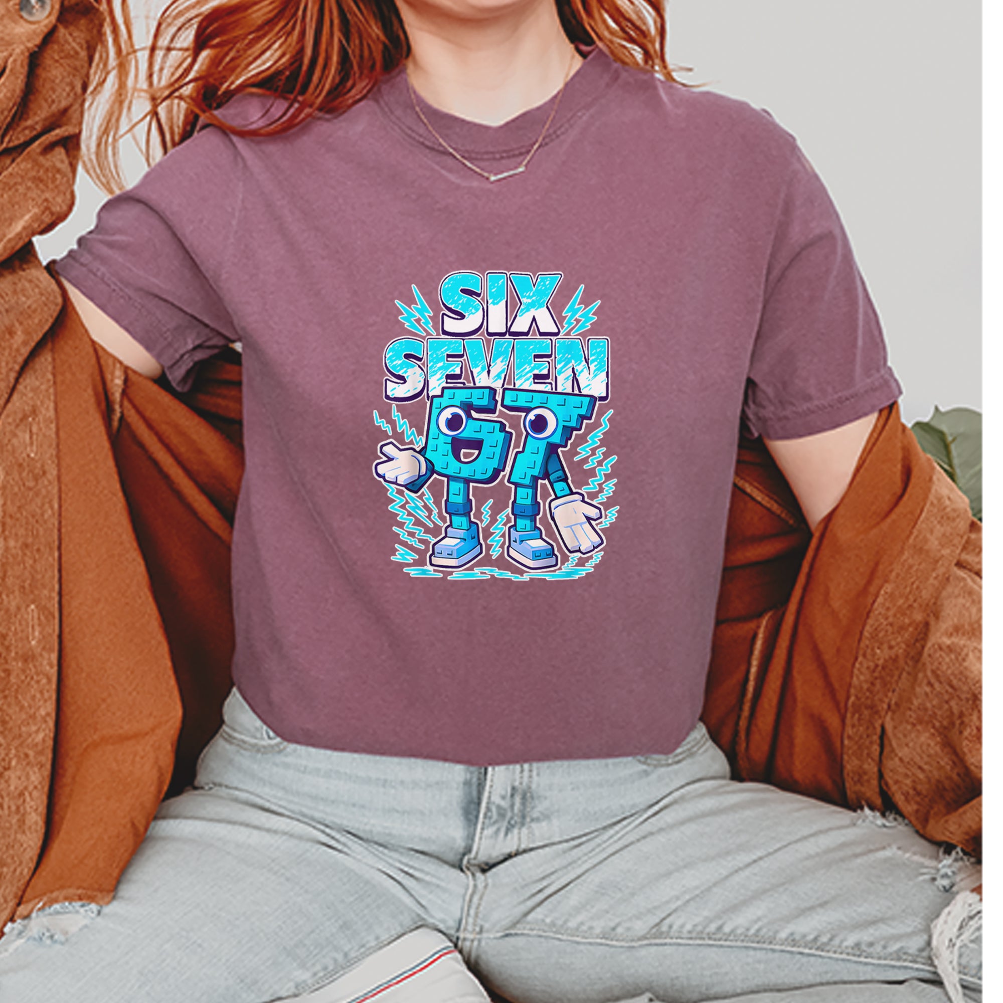 67 Brainrot Meme Slang Vintage Soft Unisex T-shirt 