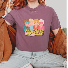 Stay Golden Girls Retro Vintage Soft Unisex T-shirt 
