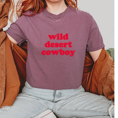 Wild Desert Cowboy Country Vintage Soft Unisex T-shirt 