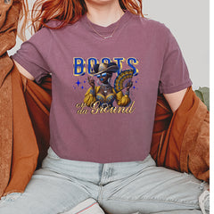 Boots On Da Ground Folding Fan Vintage Soft Unisex T-shirt 
