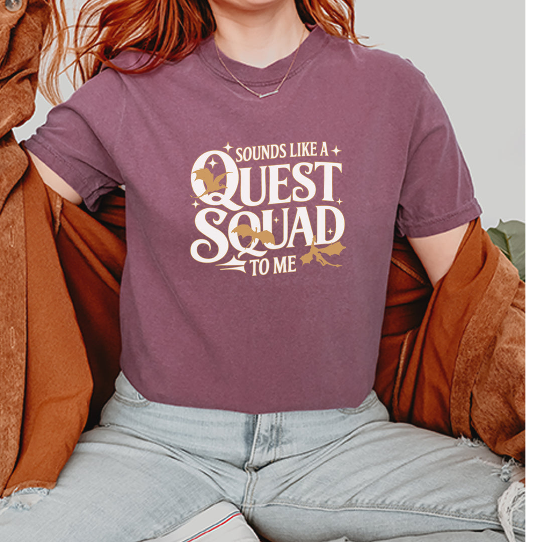 Sounds Like A Quest Squad To Me Empyrean Vintage Soft Unisex T-shirt 