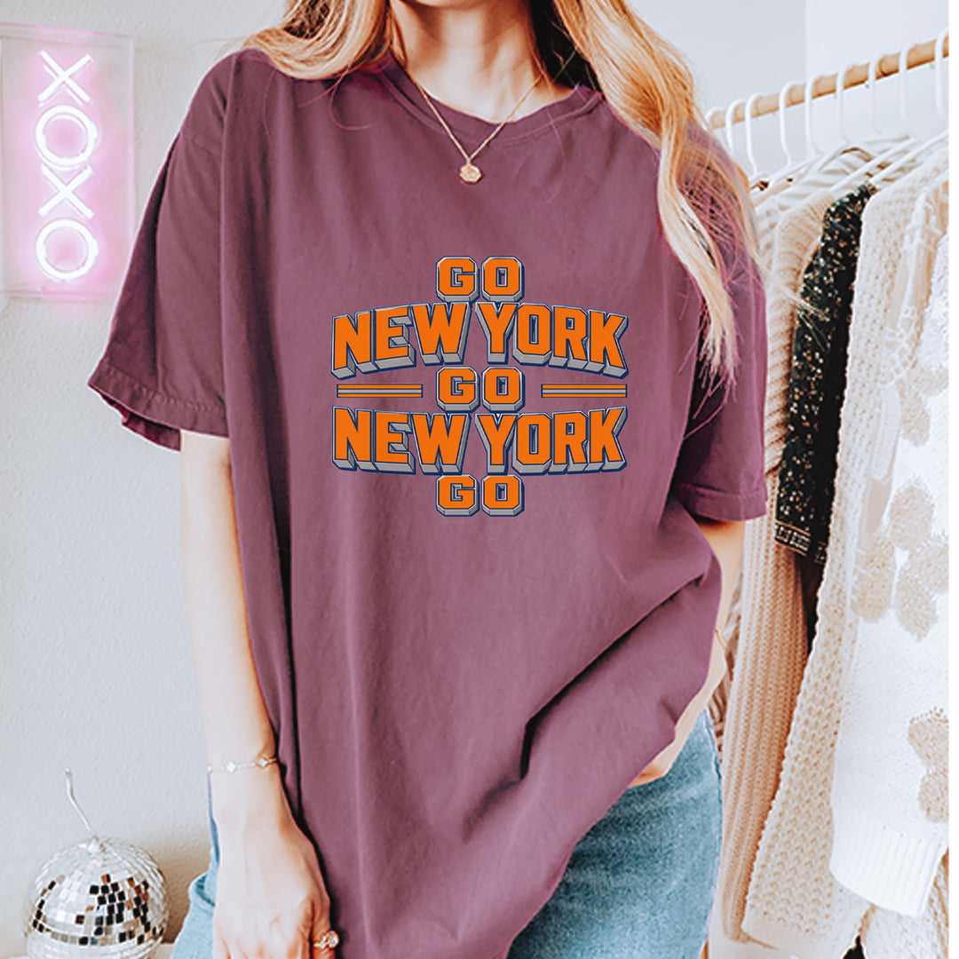 Go New York Go Basketball Vintage Soft Unisex T-shirt 