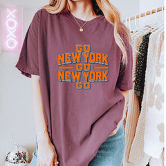Go New York Go Basketball Vintage Soft Unisex T-shirt 