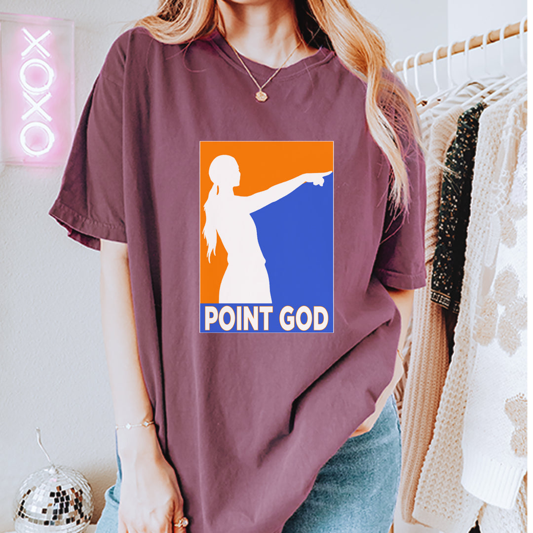 Point God Cunningham Basketball Pointing Meme  Vintage Soft Unisex T-shirt 