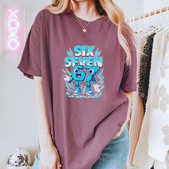 67 Brainrot Meme Slang Vintage Soft Unisex T-shirt 