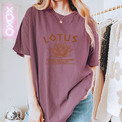 Lotus Hotel and Casino Vintage Soft Unisex T-shirt 