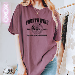 Fourth Wing Basgiath War College Vintage Soft Unisex T-shirt