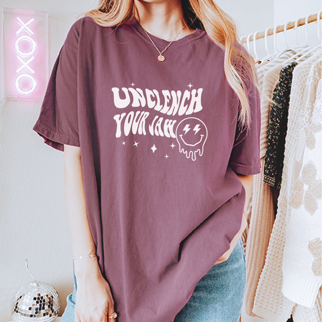 Unclench Your Jaw Festival Rave EDM Vintage Soft Unisex T-shirt