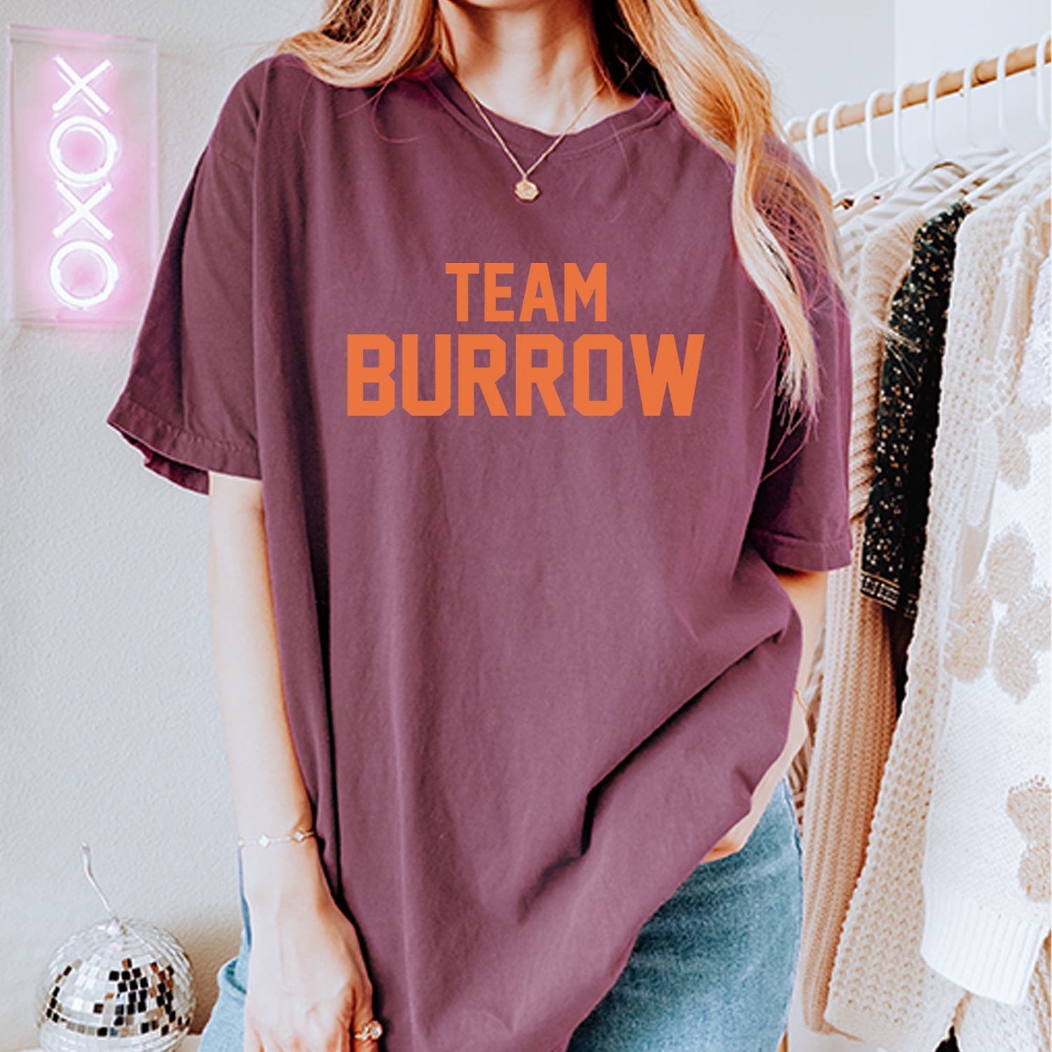 Team Burrow Cincinnati Vintage Soft Unisex T-shirt 