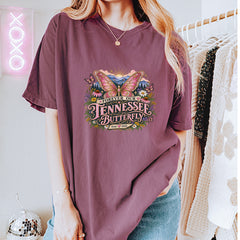 Forever Our Tennessee Butterfly Dolly Vintage Soft Unisex T-shirt 