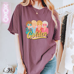 Stay Golden Girls Retro Vintage Soft Unisex T-shirt 