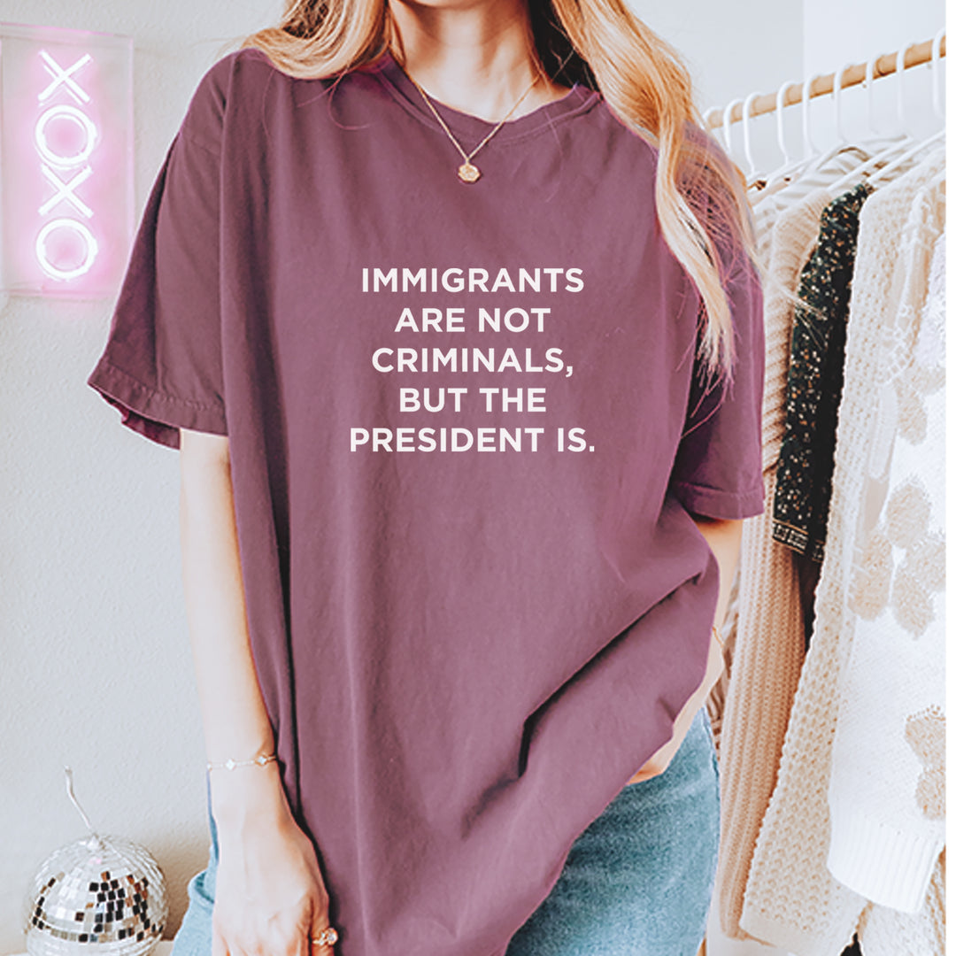 Immigrants Are Not Criminals Vintage Soft Unisex T-shirt 