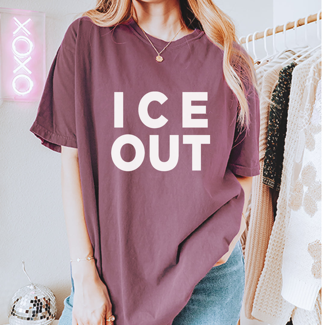 Ice Out Protest Vintage Soft Unisex T-shirt 