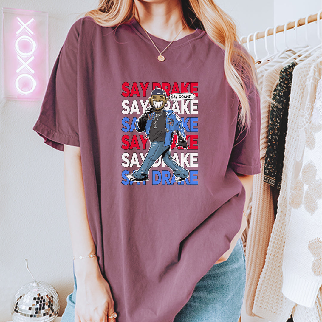Say Drake Smiling Meme Mustard Vintage Soft Unisex T-shirt 