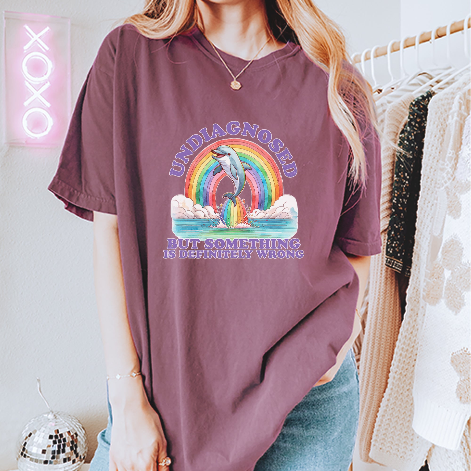 Undiagnosed But Something Is Definitely Wrong Vintage Soft Unisex T-shirt 
