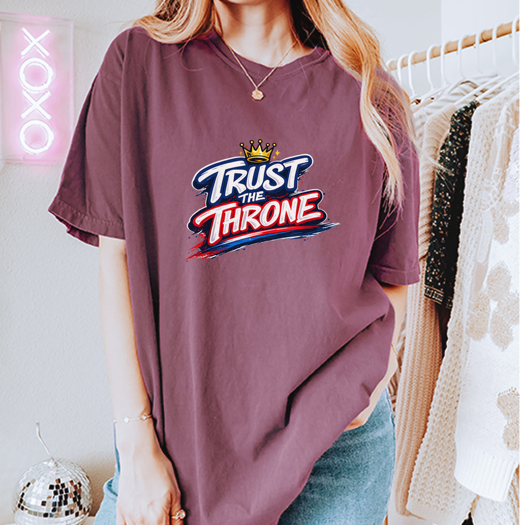 Trust The Throne Crown Philly Hoops Vintage Soft Unisex T-shirt 