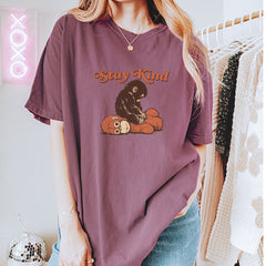 Punch Stay Kind Macaque Vintage Soft Unisex T-shirt 