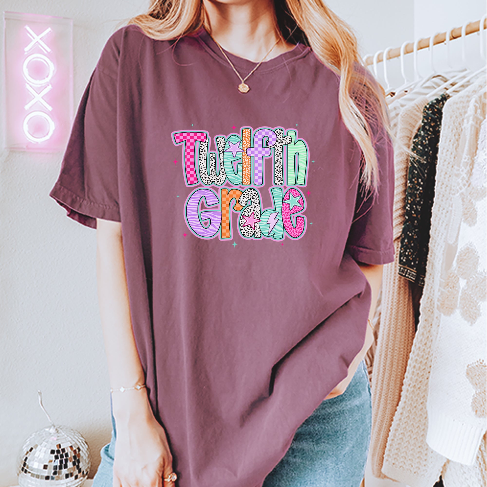 Senior Year Colorful Back to School Vintage Soft Unisex T-shirt 