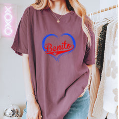 Benito Heart Puerto Rico Vintage Soft Unisex T-shirt 