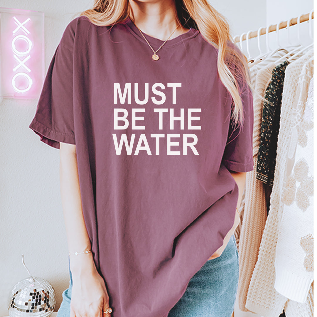 Must Be The Water Funny Racing Meme Vintage Soft Unisex T-shirt 