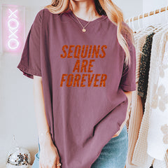 Sequins Are Forever Retro Glam Vintage Soft Unisex T-shirt 
