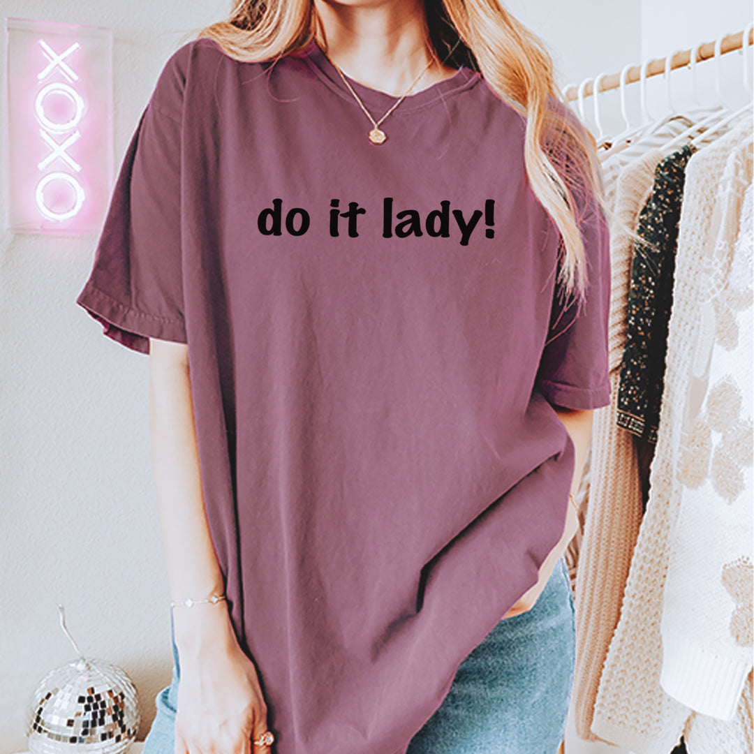 Do It Lady Viral Meme Vintage Soft Unisex T-shirt 