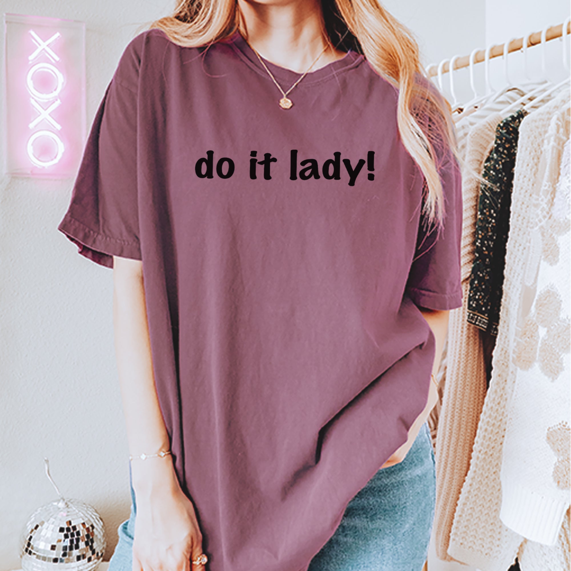Do It Lady Viral Meme Vintage Soft Unisex T-shirt 