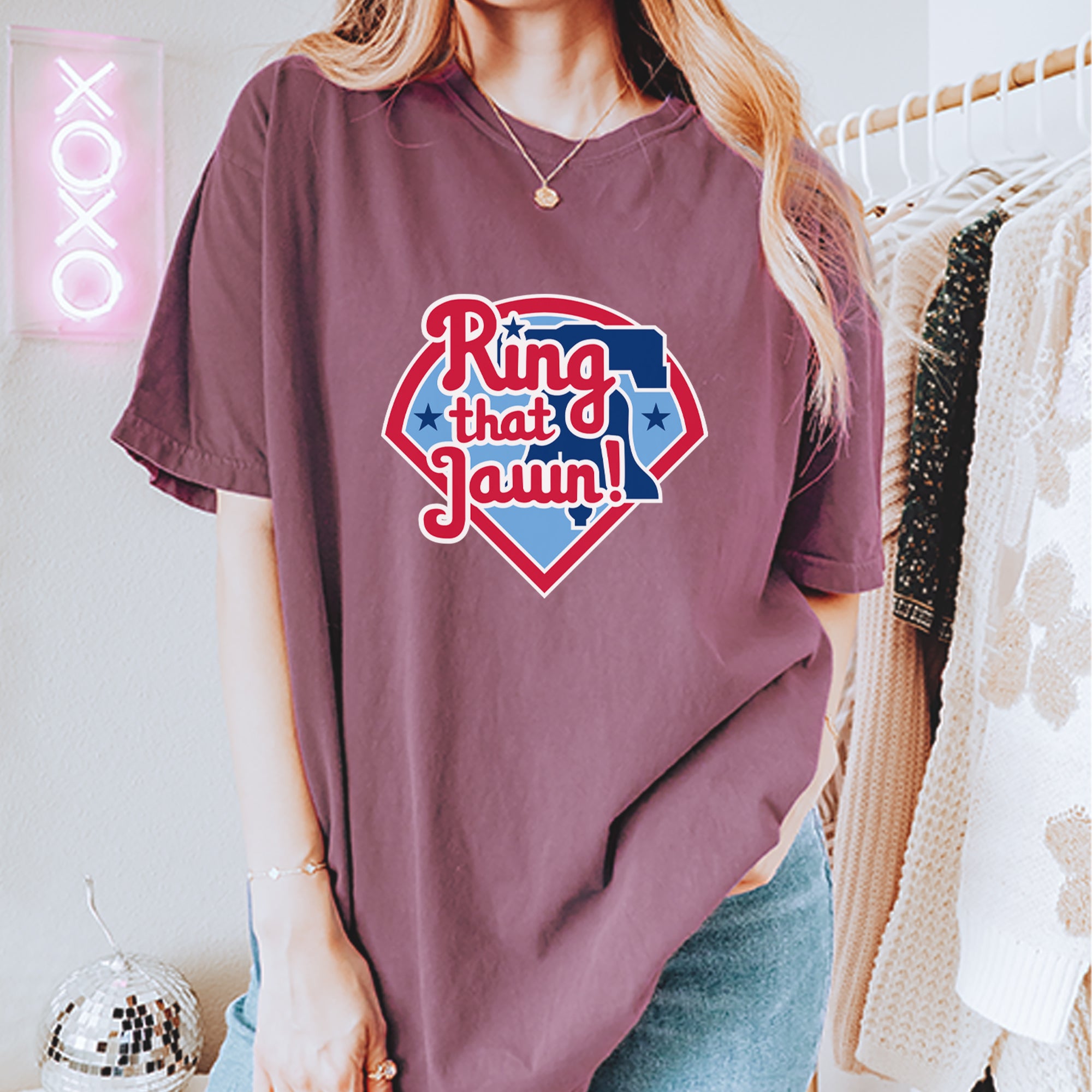 Ring That Jawn Philly Baseball Vintage Soft Unisex T-shirt 
