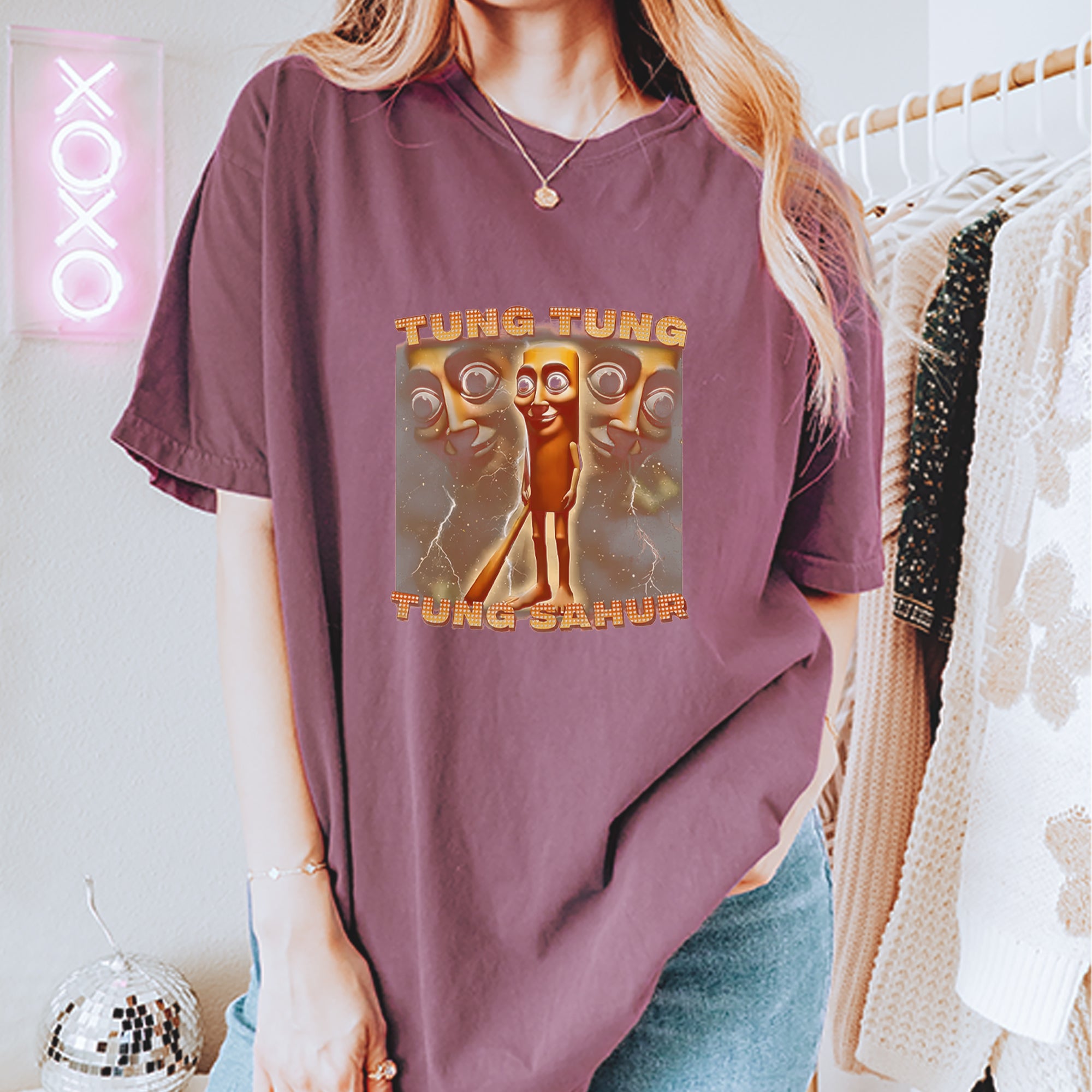 Tung Tung Tung Sahur Enforcer Vintage Soft Unisex T-shirt 
