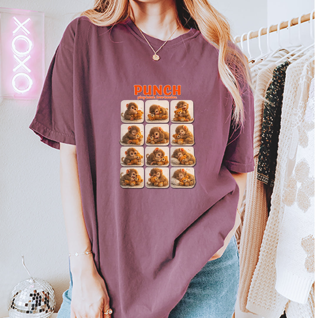 Punch Play Hard Love Harder Vintage Soft Unisex T-shirt 