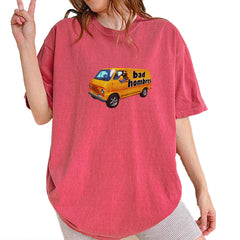 Bad Hombres Van West Chester Band Vintage Soft Unisex T-shirt Brick