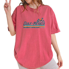 Gulf Of Mexico Established Year 1550 Vintage Soft Unisex T-shirt Brick
