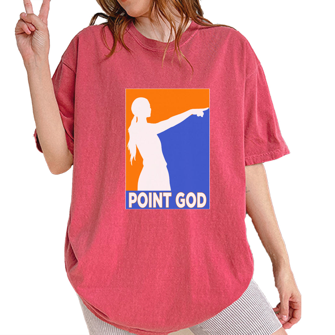 Point God Cunningham Basketball Pointing Meme  Vintage Soft Unisex T-shirt Brick