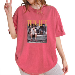 Golden Girls Thug Life Street Vintage Soft Unisex T-shirt Brick