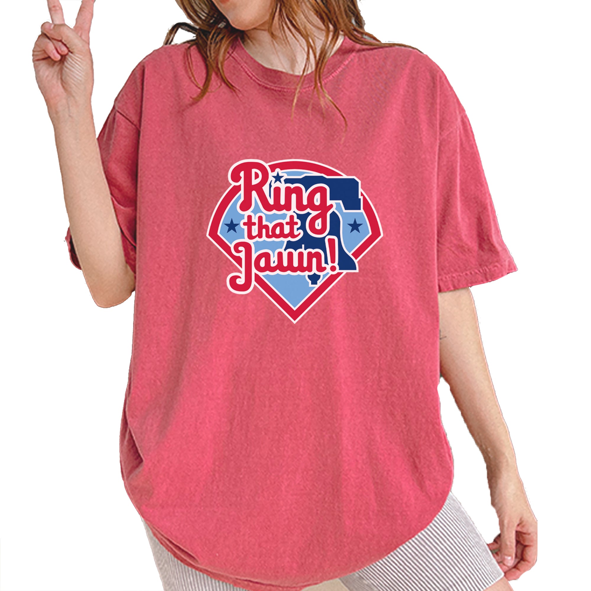 Ring That Jawn Philly Baseball Vintage Soft Unisex T-shirt Brick