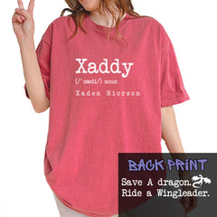 Xaddy Save A Dragon Ride A Wingleader Vintage Soft Unisex T-shirt Brick