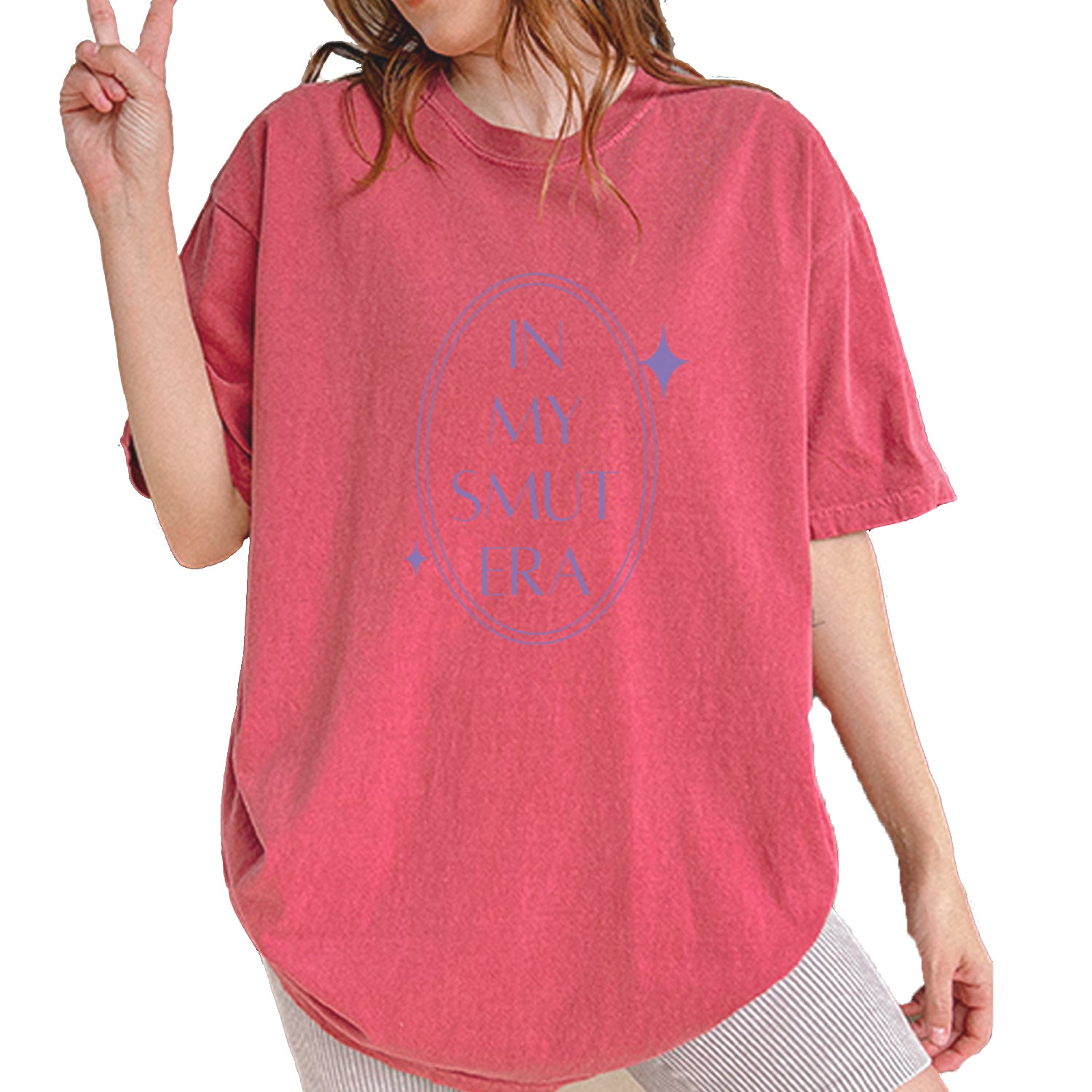 In My Smut Era Romantasy Vintage Soft Unisex T-shirt Brick
