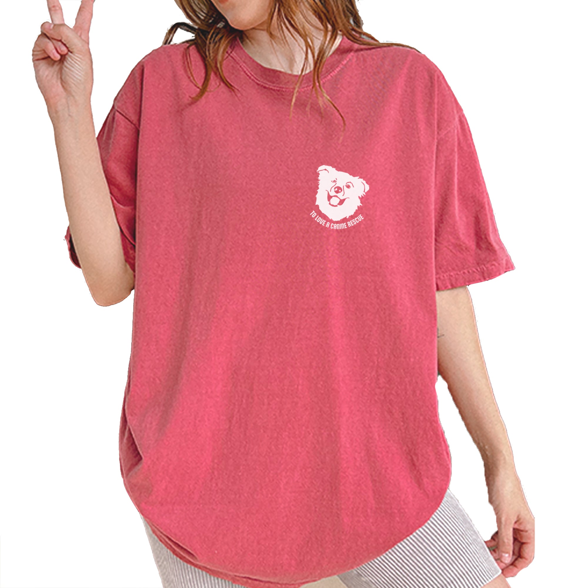 TLC Chelsea's Barking Back Vintage Soft Unisex T-shirt Brick