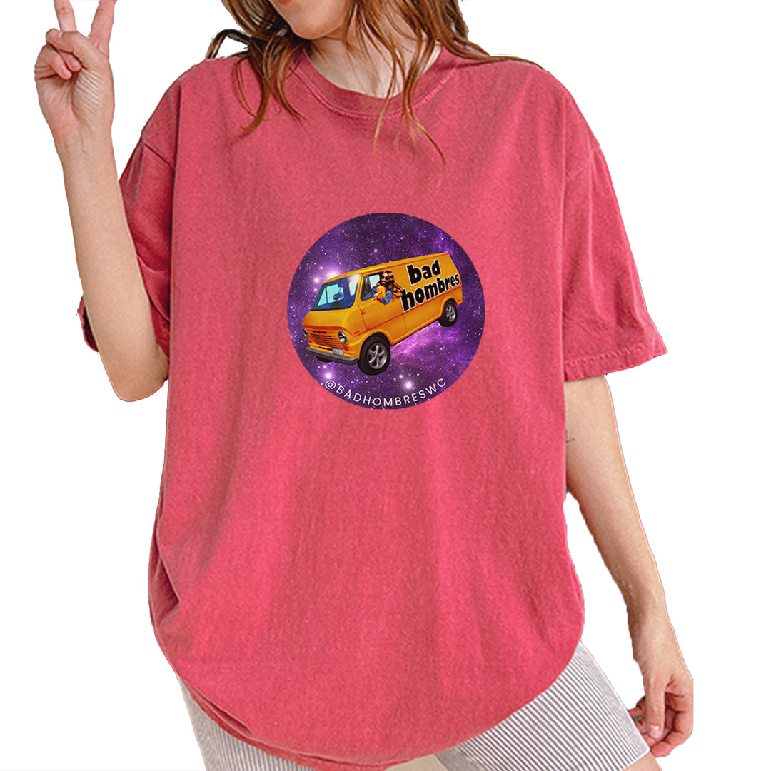 Bad Hombres Space West Chester Band Vintage Soft Unisex T-shirt Brick