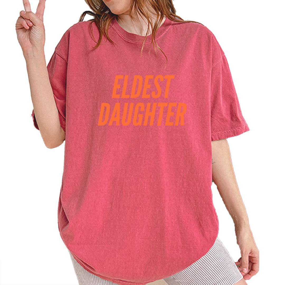 Eldest Daughter Vintage Soft Unisex T-shirt Brick