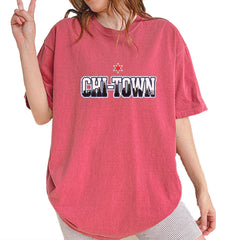 Chicago Chi-Town City Pride Vintage Soft Unisex T-shirt Brick