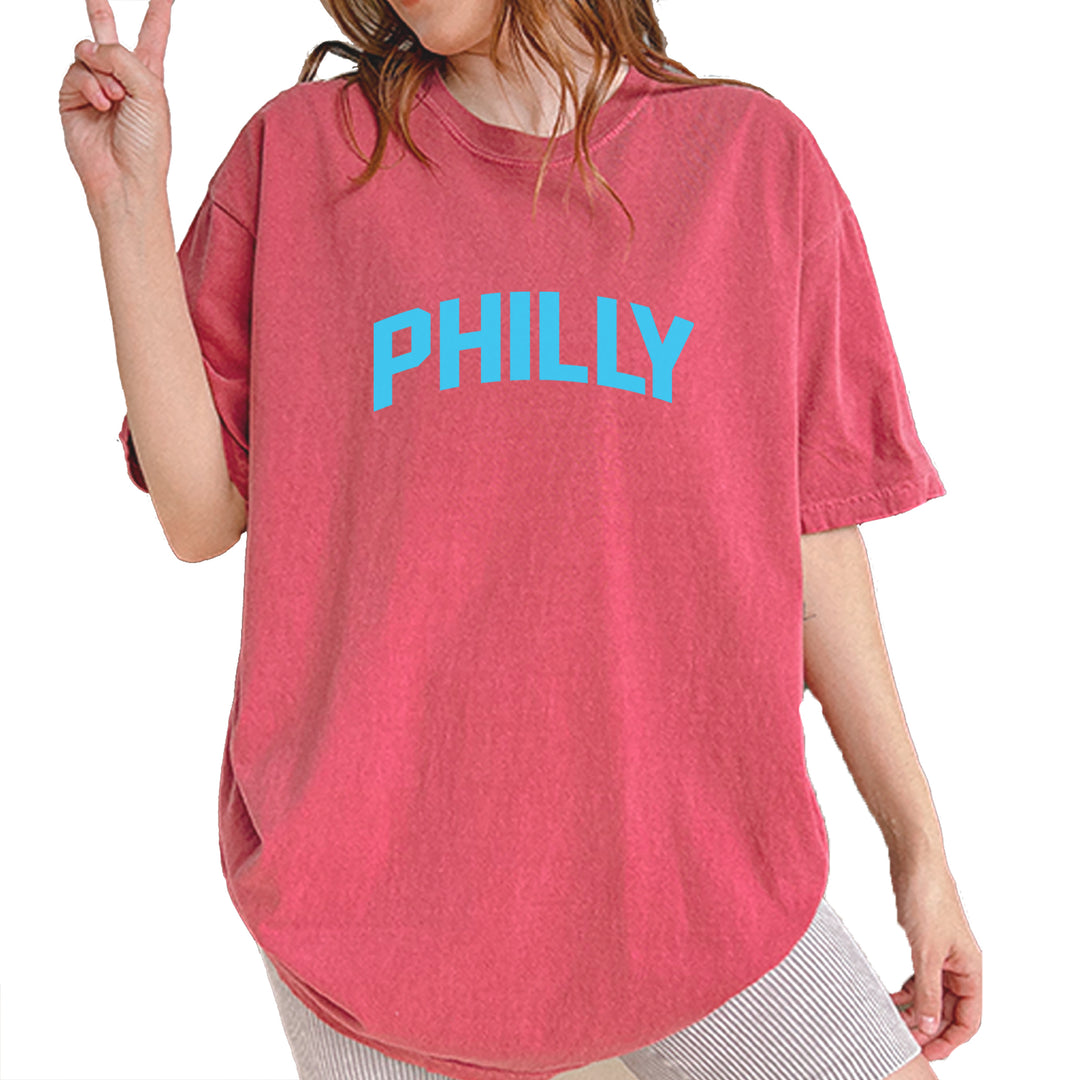 Philly Philadelphia Pride Vintage Soft Unisex T-shirt Brick