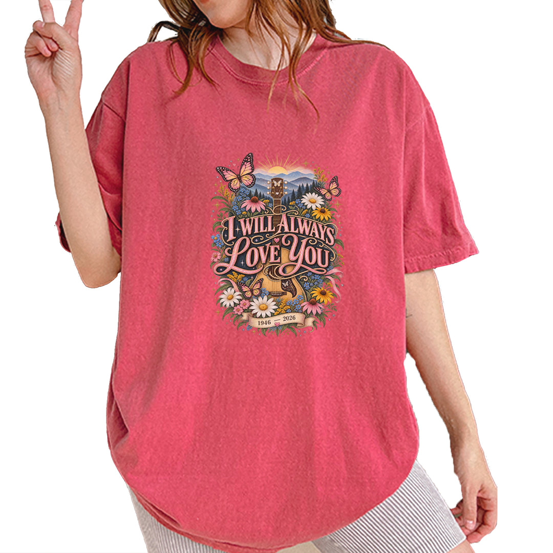 I Will Always Love You Dolly Vintage Soft Unisex T-shirt Brick