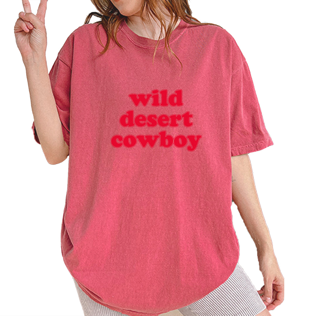Wild Desert Cowboy Country Vintage Soft Unisex T-shirt Brick